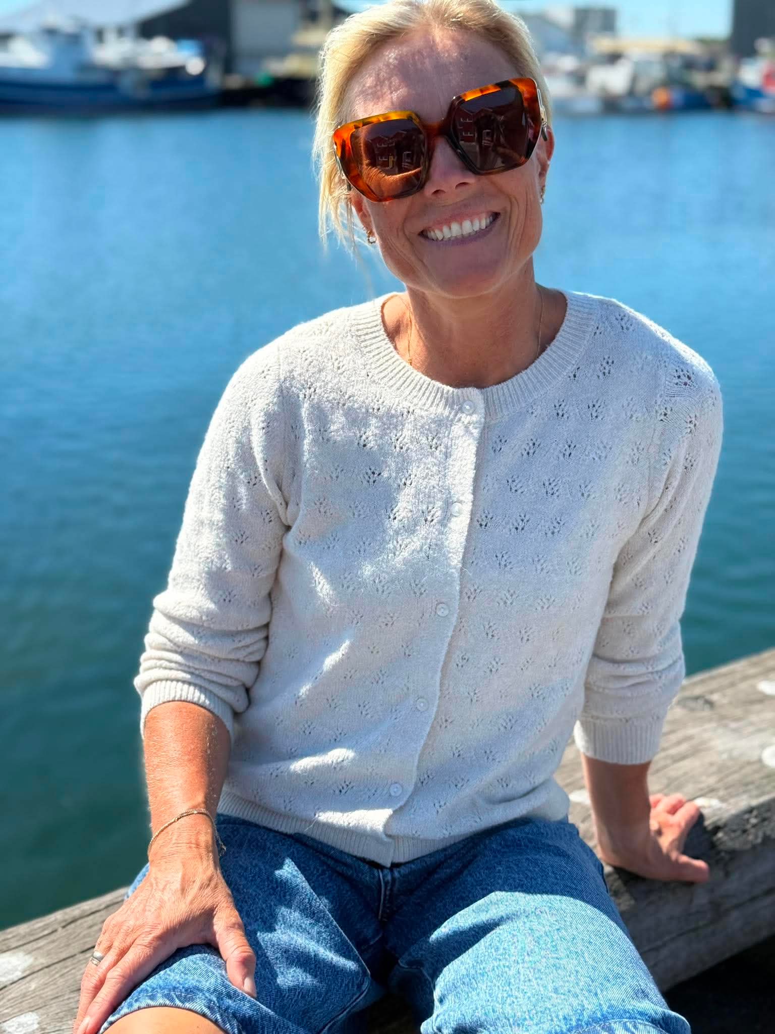 VMDOFFY Knit Cardigan - Birch